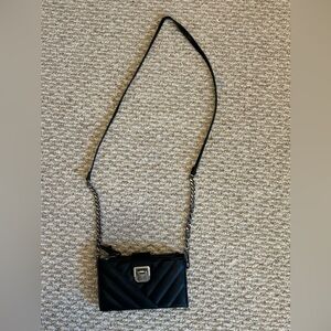 Black Quilted Crossbody Bag ♟️